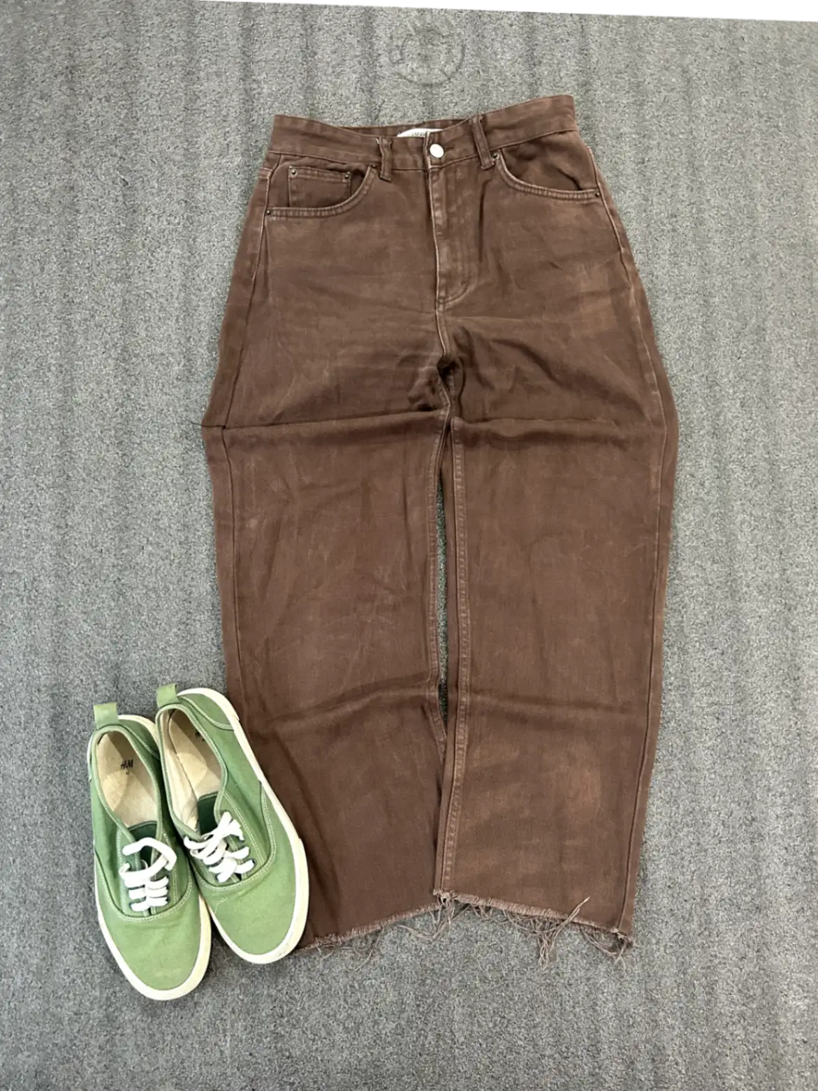 Denim Brown Baggy Jeans - 28